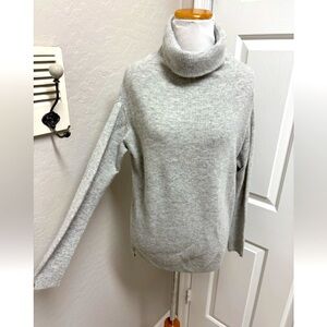 Cashmere Vineyard Vines cashmere wool turtleneck sweater gray size M Scandi Girl